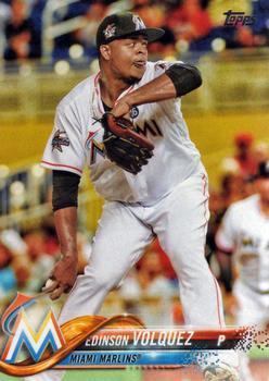 #22 Edinson Volquez - Miami Marlins - 2018 Topps Baseball