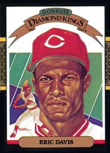 #22 Eric Davis - Cincinnati Reds - 1987 Donruss Baseball