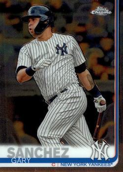 #22 Gary Sanchez - New York Yankees - 2019 Topps Chrome Baseball