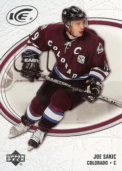 #22 Joe Sakic - Colorado Avalanche - 2005-06 Upper Deck Ice Hockey