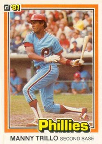 #22 Manny Trillo - Philadelphia Phillies - 1981 Donruss Baseball
