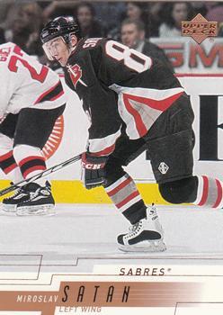 #22 Miroslav Satan - Buffalo Sabres - 2000-01 Upper Deck Hockey