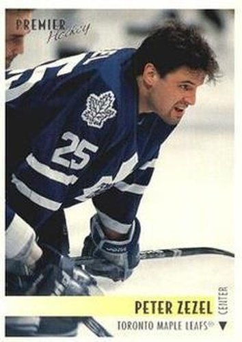 #22 Peter Zezel - Toronto Maple Leafs - 1994-95 Topps Premier Hockey