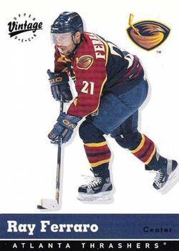 #22 Ray Ferraro - Atlanta Thrashers - 2000-01 Upper Deck Vintage Hockey