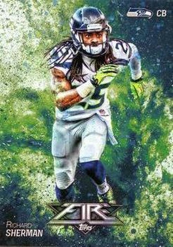 #22 Richard Sherman - Seattle Seahawks - 2014 Topps Fire Football