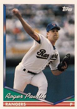 #22 Roger Pavlik - Texas Rangers - 1994 Topps Baseball