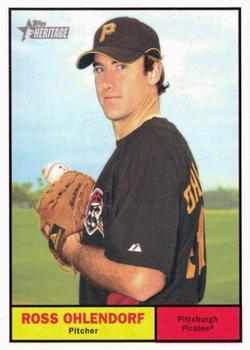 #22 Ross Ohlendorf - Pittsburgh Pirates - 2010 Topps Heritage Baseball