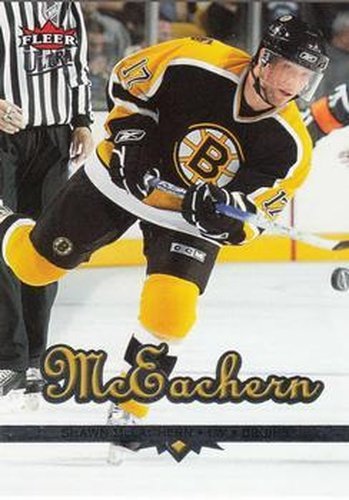#22 Shawn McEachern - Boston Bruins - 2005-06 Ultra Hockey