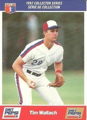 #22 Tim Wallach - Montreal Expos - 1992 Diet Pepsi Baseball