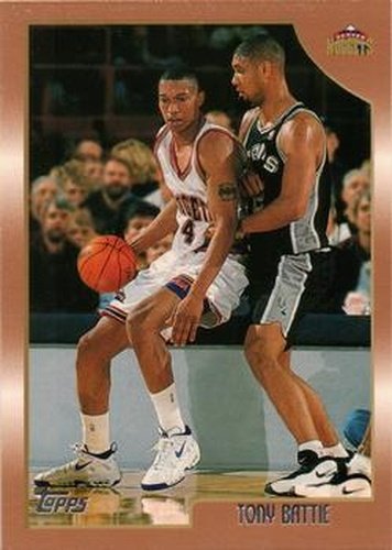 #22 Tony Battie - Denver Nuggets - 1998-99 Topps Basketball