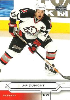 #22 J.P. Dumont - Buffalo Sabres - 2004-05 Upper Deck Hockey