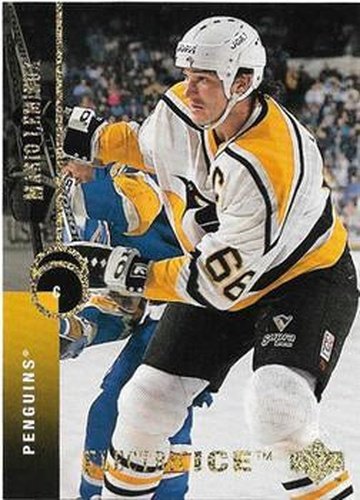 #22 Mario Lemieux - Pittsburgh Penguins - 1994-95 Upper Deck Hockey - Electric Ice