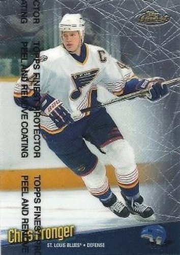 #22 Chris Pronger - St. Louis Blues - 1998-99 Finest Hockey