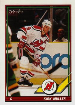 #22 Kirk Muller - New Jersey Devils - 1991-92 O-Pee-Chee Hockey