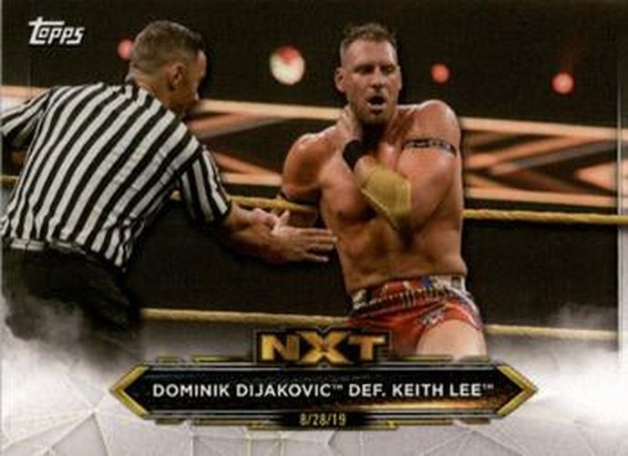 #22 Dominik Dijakovic / Keith Lee - 2020 Topps WWE NXT Wrestling