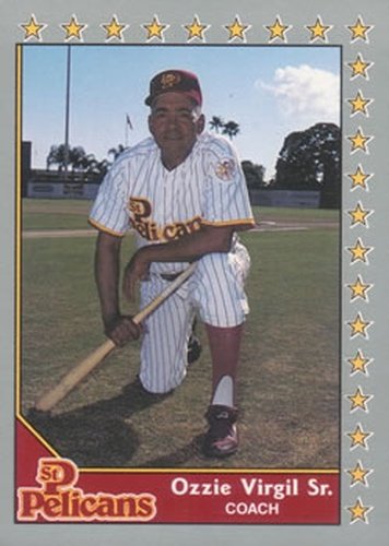 #22 Ozzie Virgil Sr. - St. Petersburg Pelicans - 1990 Pacific Senior League Baseball