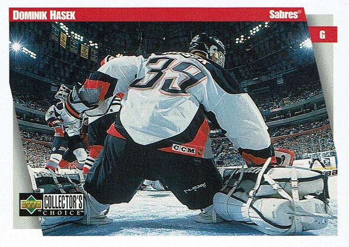 #22 Dominik Hasek - Buffalo Sabres - 1997-98 Collector's Choice Hockey
