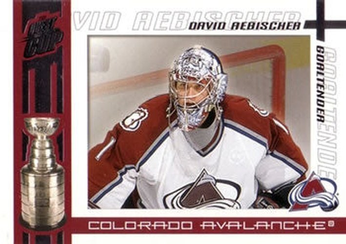 #22 David Aebischer - Colorado Avalanche - 2003-04 Pacific Quest for the Cup Hockey