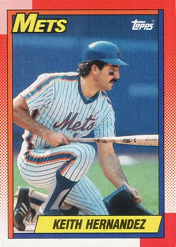 #230 Keith Hernandez - New York Mets - 1990 Topps Baseball