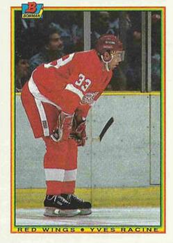 #230 Yves Racine - Detroit Red Wings - 1990-91 Bowman Hockey
