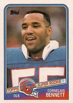 #230 Cornelius Bennett - Buffalo Bills - 1988 Topps Football