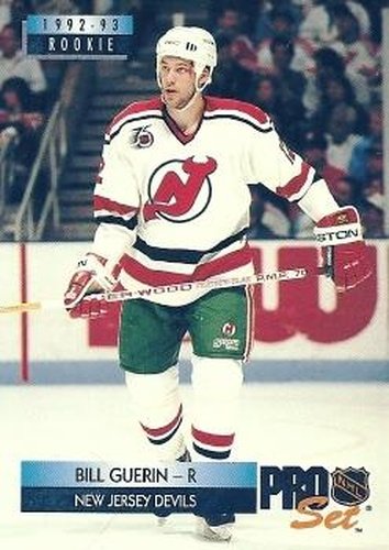 #230 Bill Guerin - New Jersey Devils - 1992-93 Pro Set Hockey