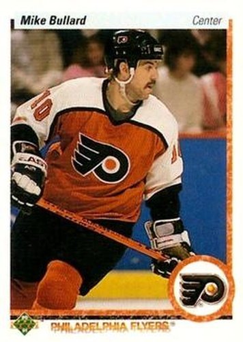 #230 Mike Bullard - Philadelphia Flyers - 1990-91 Upper Deck Hockey