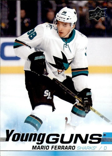 #230 Mario Ferraro - San Jose Sharks - 2019-20 Upper Deck Hockey