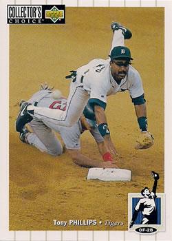 #230 Tony Phillips - Detroit Tigers - 1994 Collector's Choice Baseball