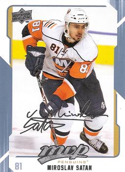 #230 Miroslav Satan - Pittsburgh Penguins - 2008-09 Upper Deck MVP Hockey