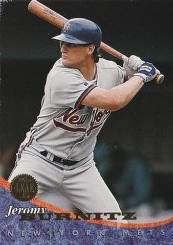 #230 Jeromy Burnitz - New York Mets - 1994 Leaf Baseball