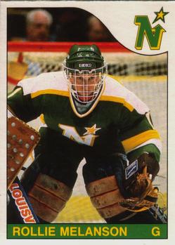#230 Rollie Melanson - Minnesota North Stars - 1985-86 O-Pee-Chee Hockey