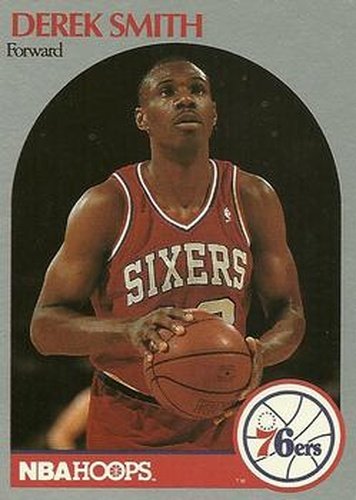 #231 Derek Smith - Philadelphia 76ers - 1990-91 Hoops Basketball