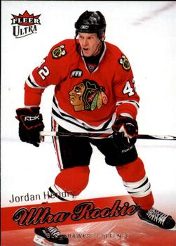 #231 Jordan Hendry - Chicago Blackhawks - 2008-09 Ultra Hockey