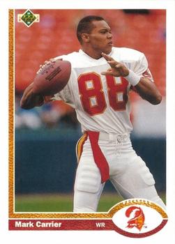 #231 Mark Carrier - Tampa Bay Buccaneers - 1991 Upper Deck Football