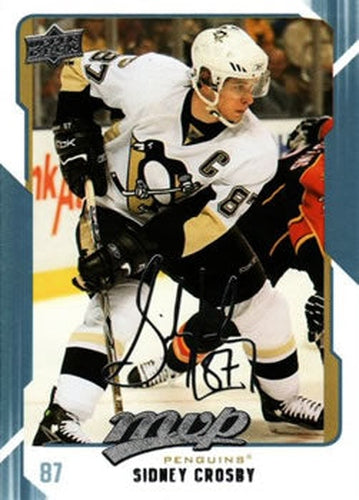 #231 Sidney Crosby - Pittsburgh Penguins - 2008-09 Upper Deck MVP Hockey