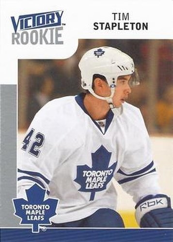 #231 Tim Stapleton - Toronto Maple Leafs - 2009-10 Upper Deck Victory Hockey