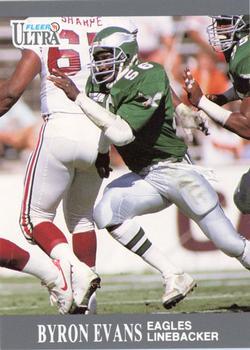 #231 Byron Evans - Philadelphia Eagles - 1991 Ultra Football