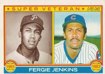 #231 Fergie Jenkins - Philadelphia Phillies / Chicago Cubs - 1983 O-Pee-Chee Baseball