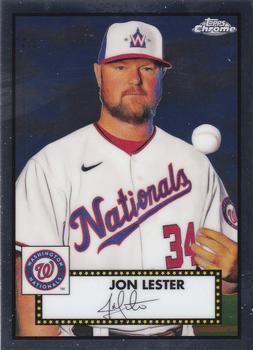 #231 Jon Lester - Washington Nationals - 2021 Topps Chrome Platinum Anniversary Baseball