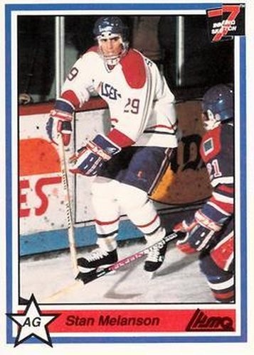 #231 Stan Melanson - Saint-Hyacinthe Laser - 1990-91 7th Inning Sketch QMJHL Hockey