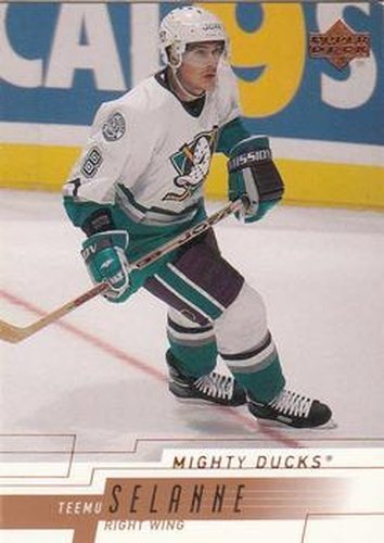 #231 Teemu Selanne - Anaheim Mighty Ducks - 2000-01 Upper Deck Hockey