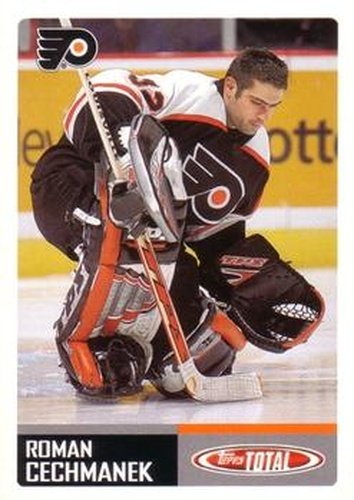 #231 Roman Cechmanek - Philadelphia Flyers - 2002-03 Topps Total Hockey