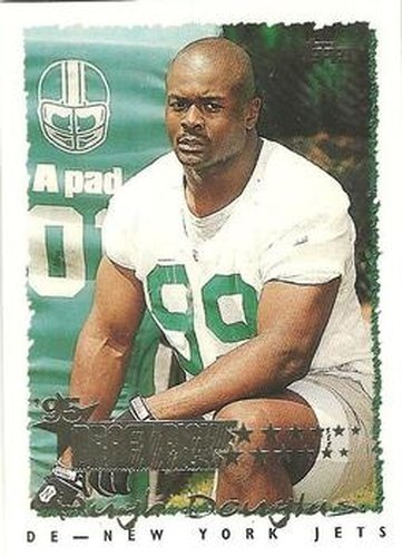 #231 Hugh Douglas - New York Jets - 1995 Topps Football