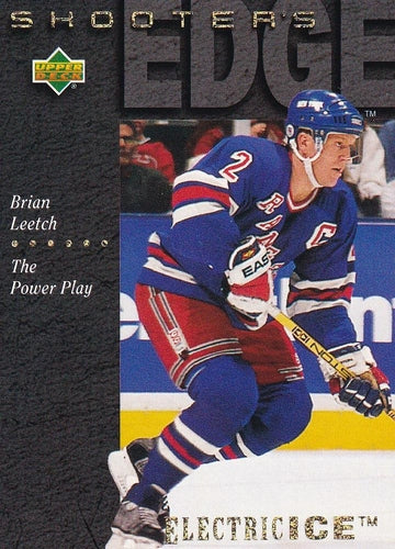 #231 Brian Leetch - New York Rangers - 1994-95 Upper Deck Hockey - Electric Ice