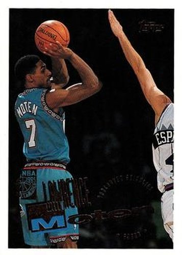 #231 Lawrence Moten - Vancouver Grizzlies - 1995-96 Topps Basketball