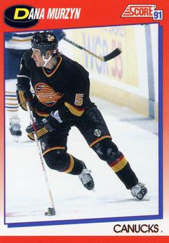 #231 Dana Murzyn - Vancouver Canucks - 1991-92 Score Canadian Bilingual Hockey