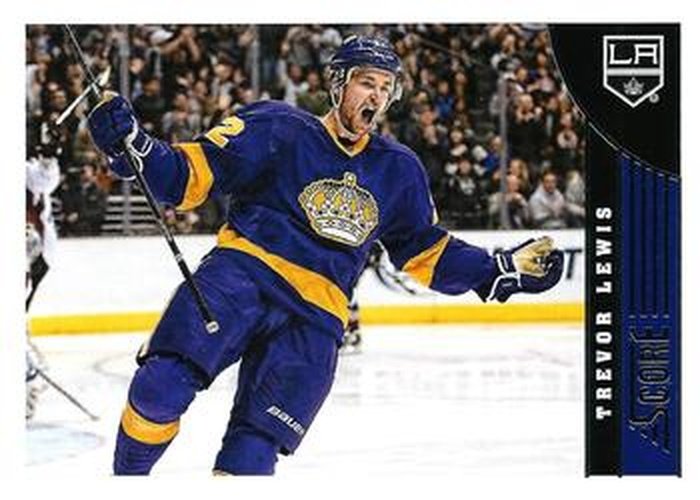 #232 Trevor Lewis - Los Angeles Kings - 2013-14 Score Hockey