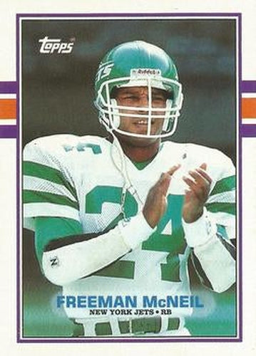 232 Freeman McNeil - New York Jets - 1989 Topps Football – Isolated Cards