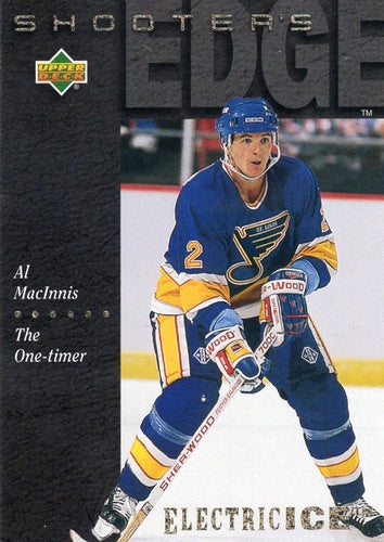 #232 Al MacInnis - St. Louis Blues - 1994-95 Upper Deck Hockey - Electric Ice
